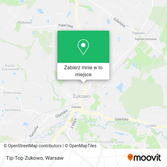 Mapa Tip-Top Zukowo