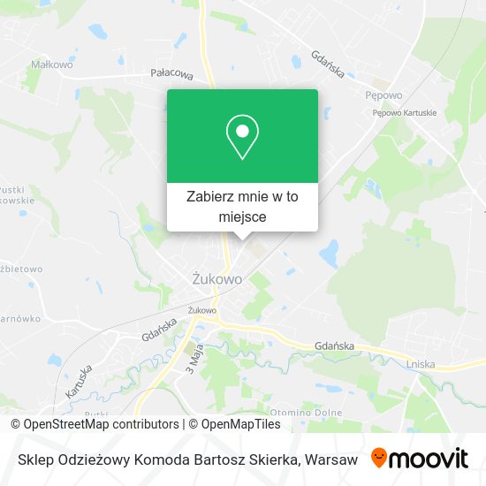 Mapa Sklep Odzieżowy Komoda Bartosz Skierka