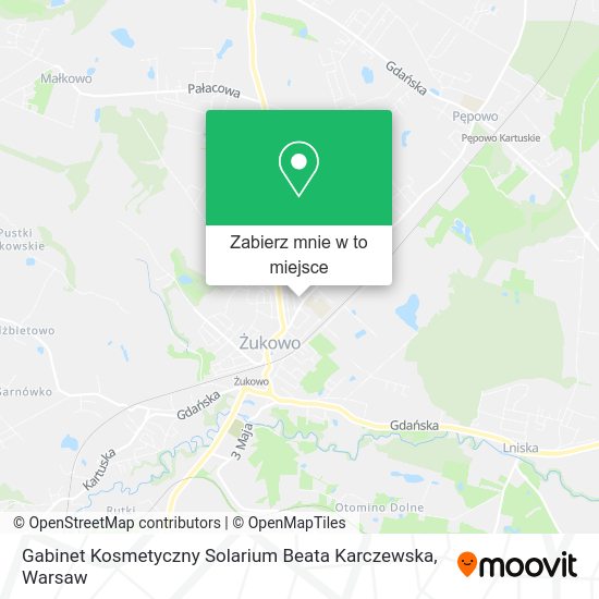 Mapa Gabinet Kosmetyczny Solarium Beata Karczewska