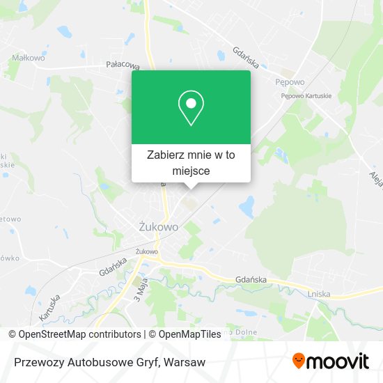 Mapa Przewozy Autobusowe Gryf