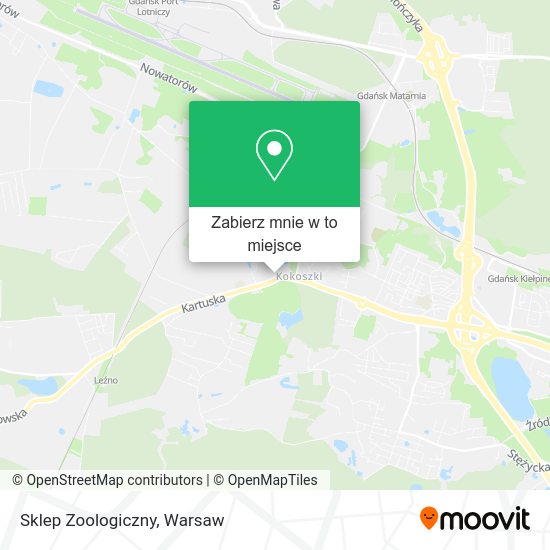 Mapa Sklep Zoologiczny