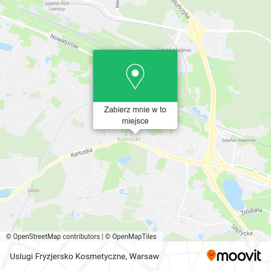 Mapa Uslugi Fryzjersko Kosmetyczne