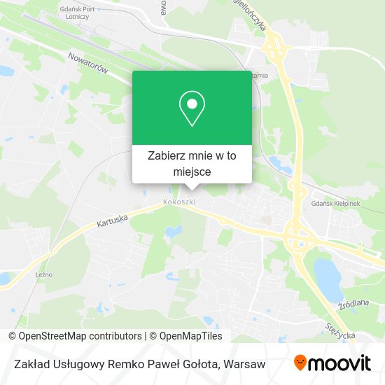 Mapa Zakład Usługowy Remko Paweł Gołota