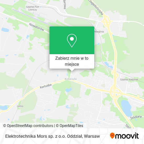 Mapa Elektrotechnika Mors sp. z o.o. Oddział