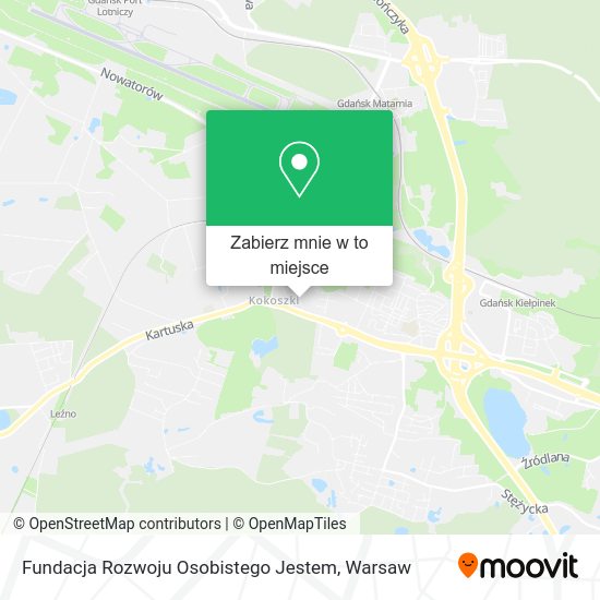 Mapa Fundacja Rozwoju Osobistego Jestem