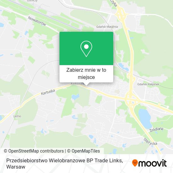 Mapa Przedsiebiorstwo Wielobranzowe BP Trade Links