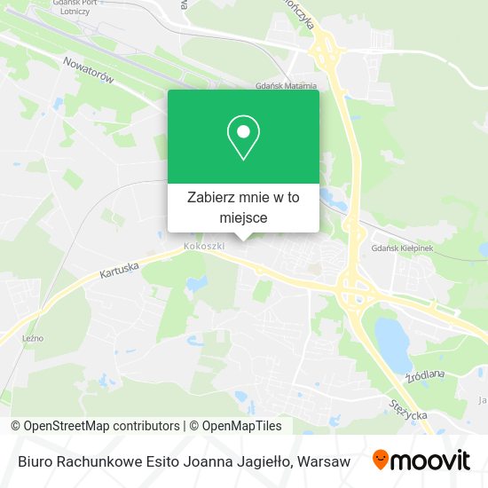 Mapa Biuro Rachunkowe Esito Joanna Jagiełło