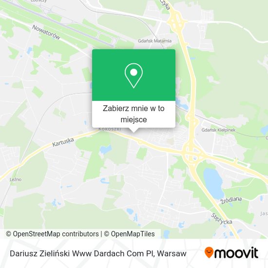 Mapa Dariusz Zieliński Www Dardach Com Pl