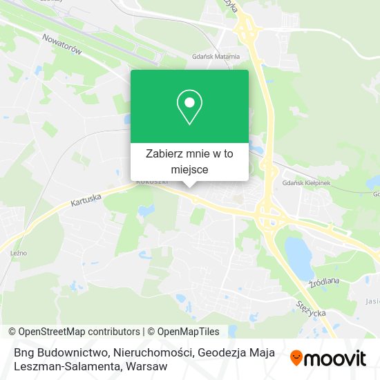 Mapa Bng Budownictwo, Nieruchomości, Geodezja Maja Leszman-Salamenta