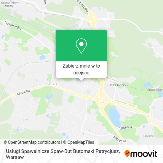 Mapa Usługi Spawalnicze Spaw-But Butomski Patrycjusz