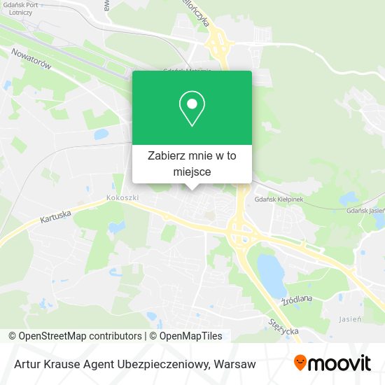 Mapa Artur Krause Agent Ubezpieczeniowy