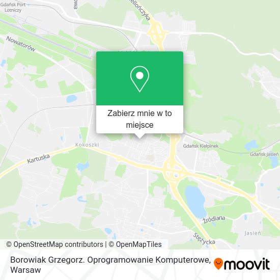 Mapa Borowiak Grzegorz. Oprogramowanie Komputerowe