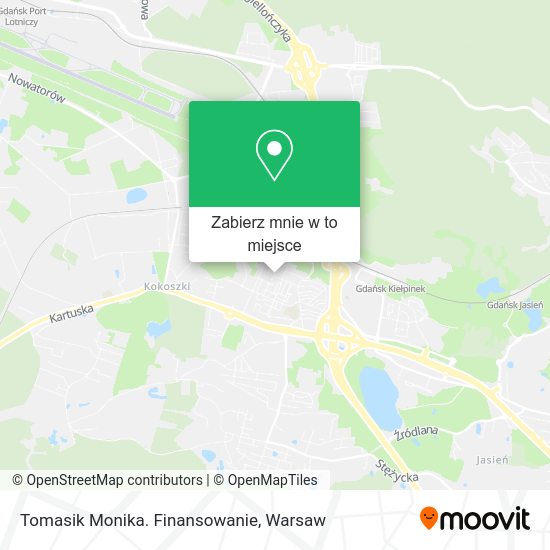 Mapa Tomasik Monika. Finansowanie