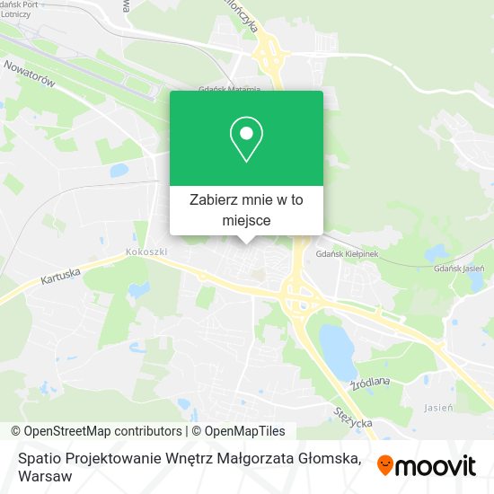 Mapa Spatio Projektowanie Wnętrz Małgorzata Głomska