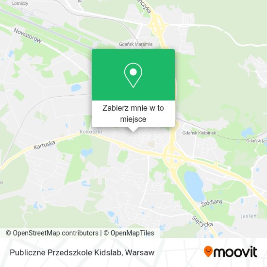 Mapa Publiczne Przedszkole Kidslab