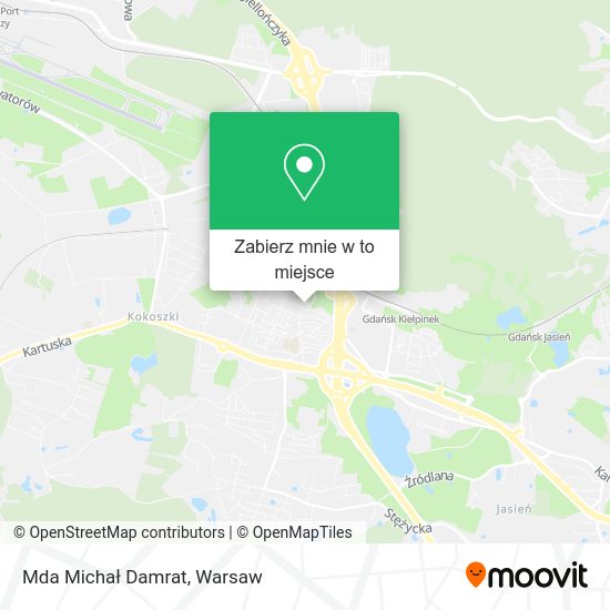 Mapa Mda Michał Damrat