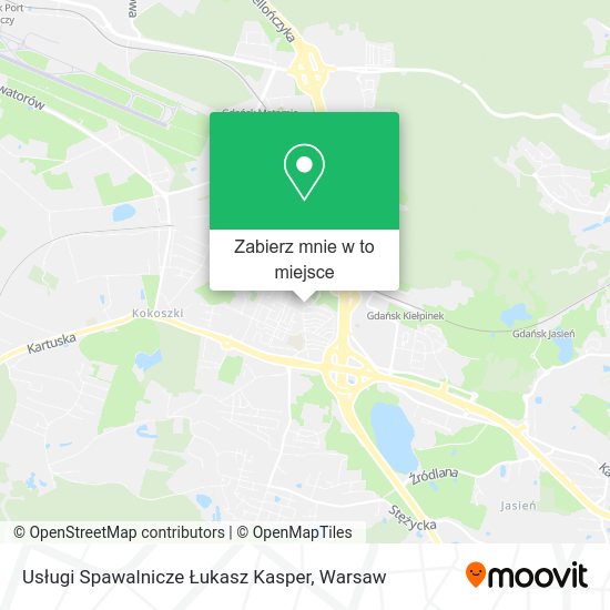 Mapa Usługi Spawalnicze Łukasz Kasper