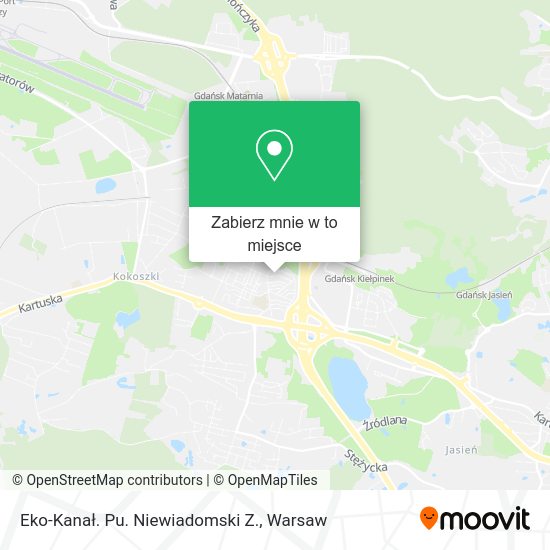 Mapa Eko-Kanał. Pu. Niewiadomski Z.