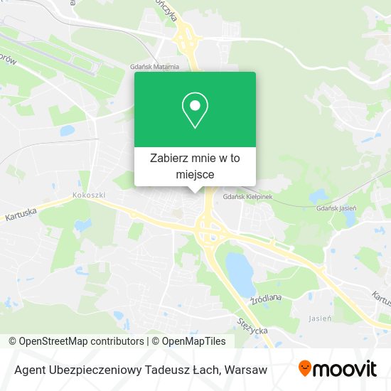 Mapa Agent Ubezpieczeniowy Tadeusz Łach