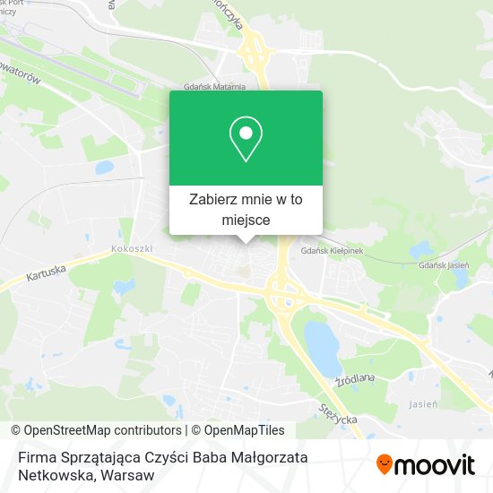 Mapa Firma Sprzątająca Czyści Baba Małgorzata Netkowska