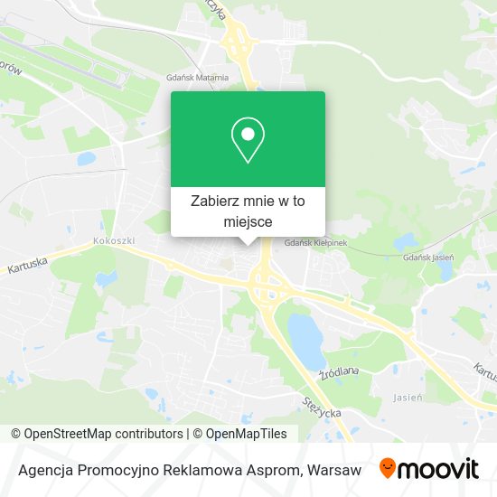 Mapa Agencja Promocyjno Reklamowa Asprom