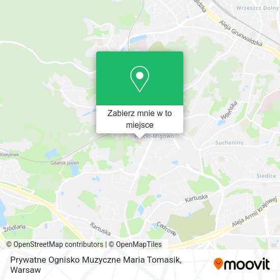 Mapa Prywatne Ognisko Muzyczne Maria Tomasik