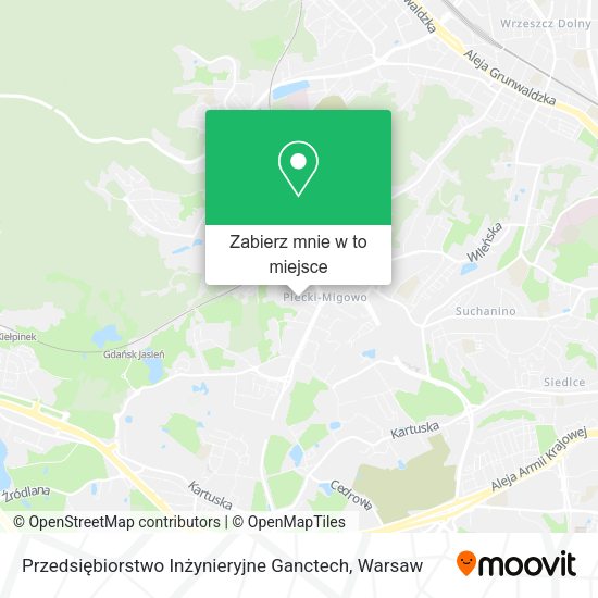 Mapa Przedsiębiorstwo Inżynieryjne Ganctech