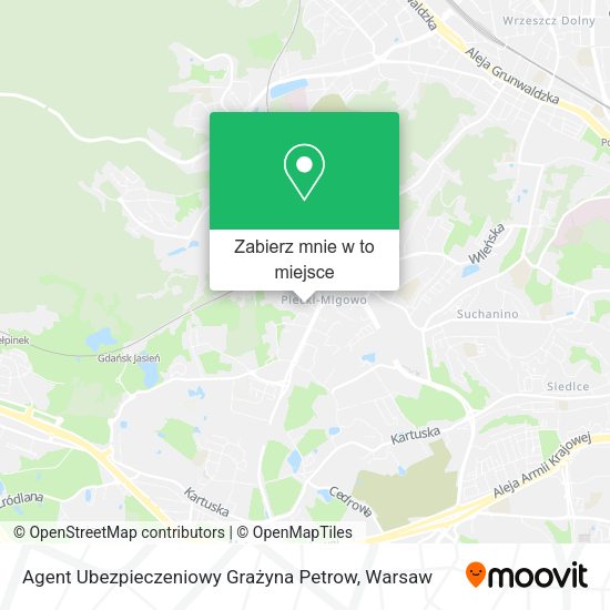 Mapa Agent Ubezpieczeniowy Grażyna Petrow