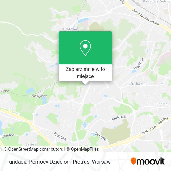 Mapa Fundacja Pomocy Dzieciom Piotrus