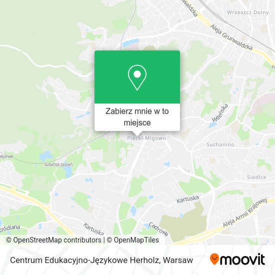 Mapa Centrum Edukacyjno-Językowe Herholz