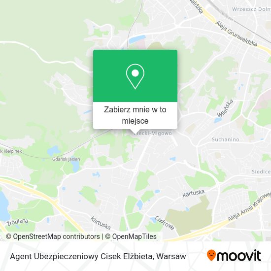 Mapa Agent Ubezpieczeniowy Cisek Elżbieta