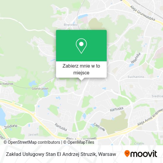 Mapa Zakład Usługowy Stan El Andrzej Struzik