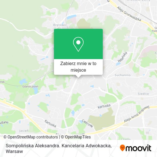 Mapa Sompolińska Aleksandra. Kancelaria Adwokacka