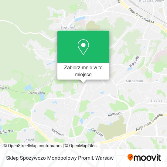 Mapa Sklep Spozywczo Monopolowy Promil