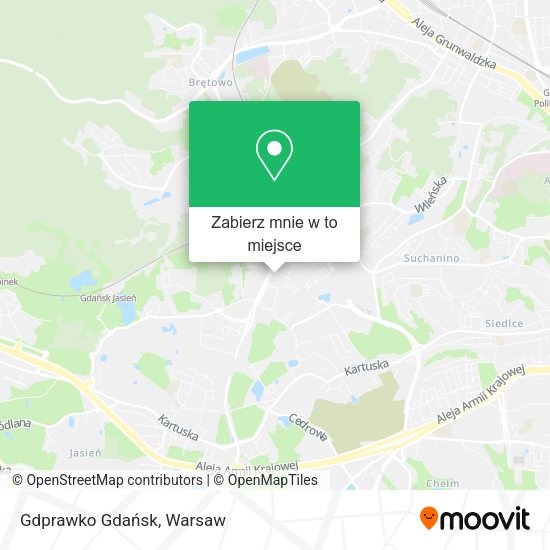 Mapa Gdprawko Gdańsk