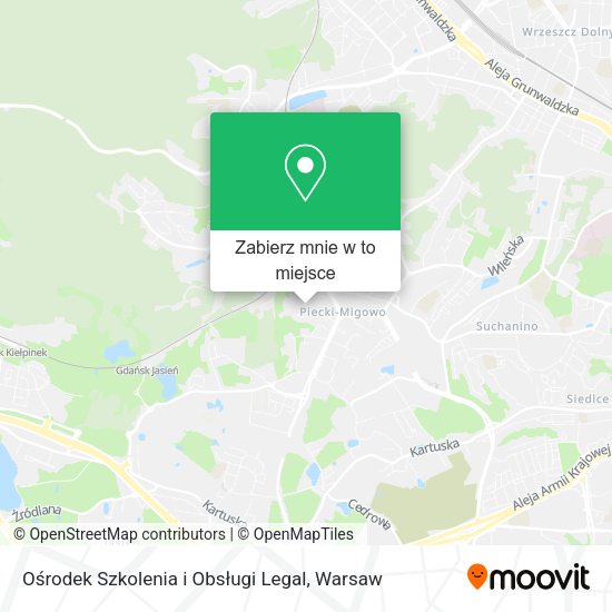 Mapa Ośrodek Szkolenia i Obsługi Legal