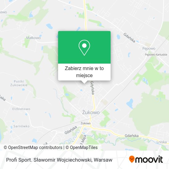 Mapa Profi Sport. Sławomir Wojciechowski