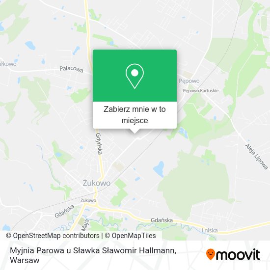 Mapa Myjnia Parowa u Sławka Sławomir Hallmann