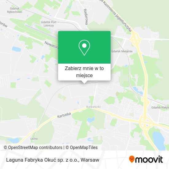 Mapa Laguna Fabryka Okuć sp. z o.o.