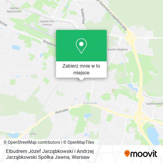 Mapa Elbudrem Józef Jarząbkowski i Andrzej Jarząbkowski Spółka Jawna