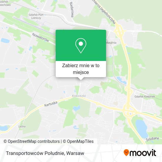 Mapa Transportowców Południe