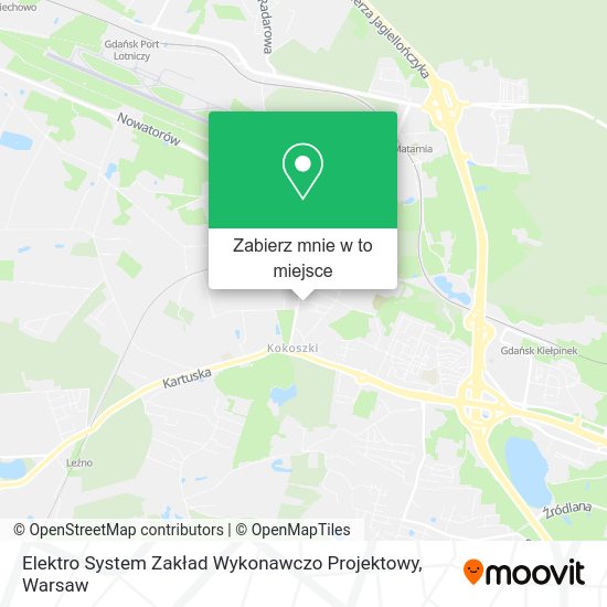 Mapa Elektro System Zakład Wykonawczo Projektowy