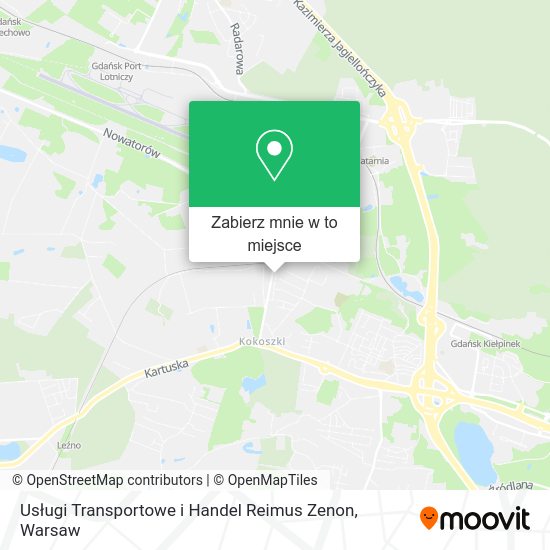 Mapa Usługi Transportowe i Handel Reimus Zenon