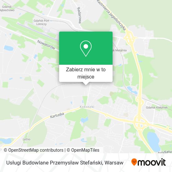 Mapa Usługi Budowlane Przemysław Stefański