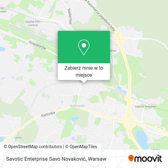 Mapa Savotic Enterprise Savo Novaković