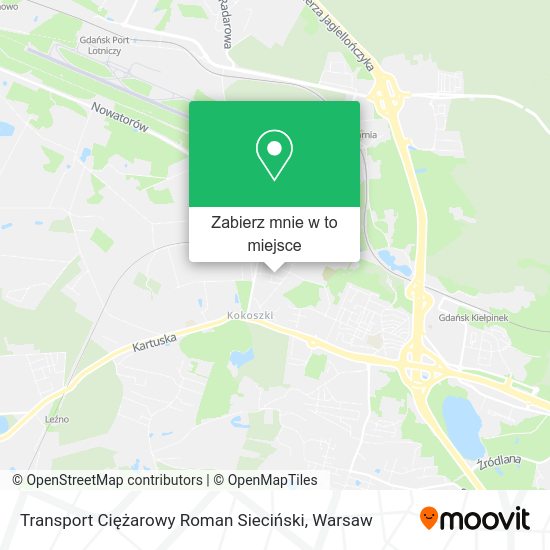 Mapa Transport Ciężarowy Roman Sieciński