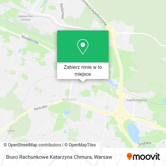 Mapa Biuro Rachunkowe Katarzyna Chmura