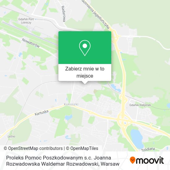 Mapa Proleks Pomoc Poszkodowanym s.c. Joanna Rozwadowska Waldemar Rozwadowski