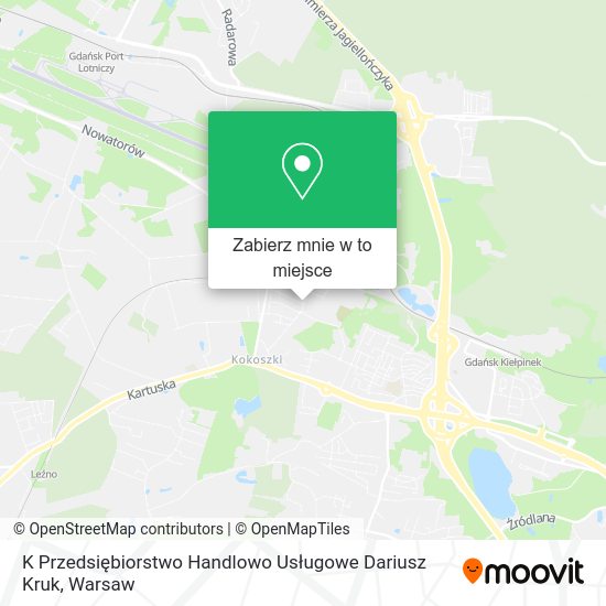 Mapa K Przedsiębiorstwo Handlowo Usługowe Dariusz Kruk