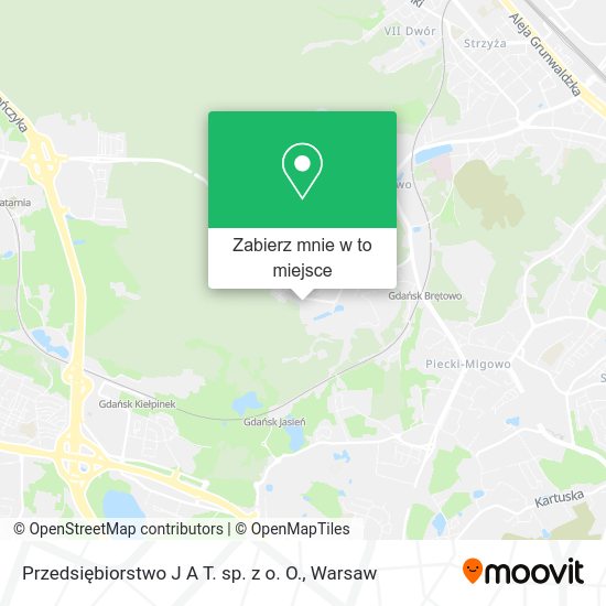 Mapa Przedsiębiorstwo J A T. sp. z o. O.